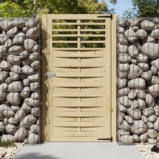 Wooden Gate Garden Pedestrian Side Door Wood Front Porch Decorative Fencing Kit