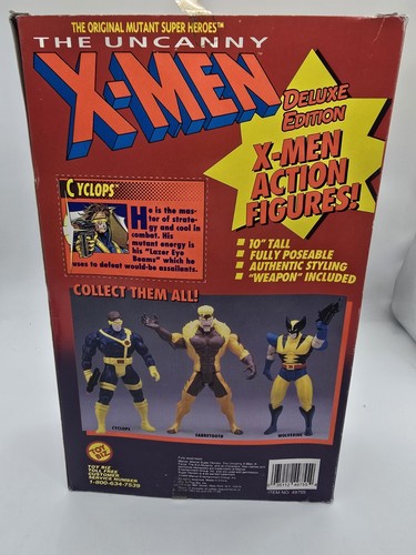 1993 Toy Biz Cyclops The Uncanny X-Men Deluxe Edition 10" Figure Marvel Legends - Picture 7 of 13