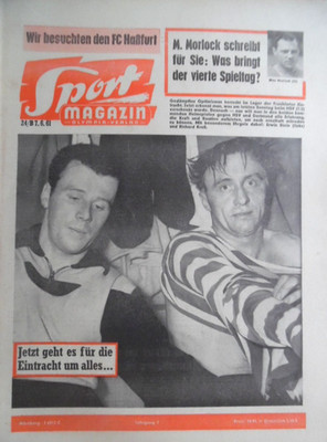 SPORT MAGAZIN 24 B - 7.6. 1961 Kreß Stein DM-Endrunde WM 1934 Rudi Noack Haßfurt