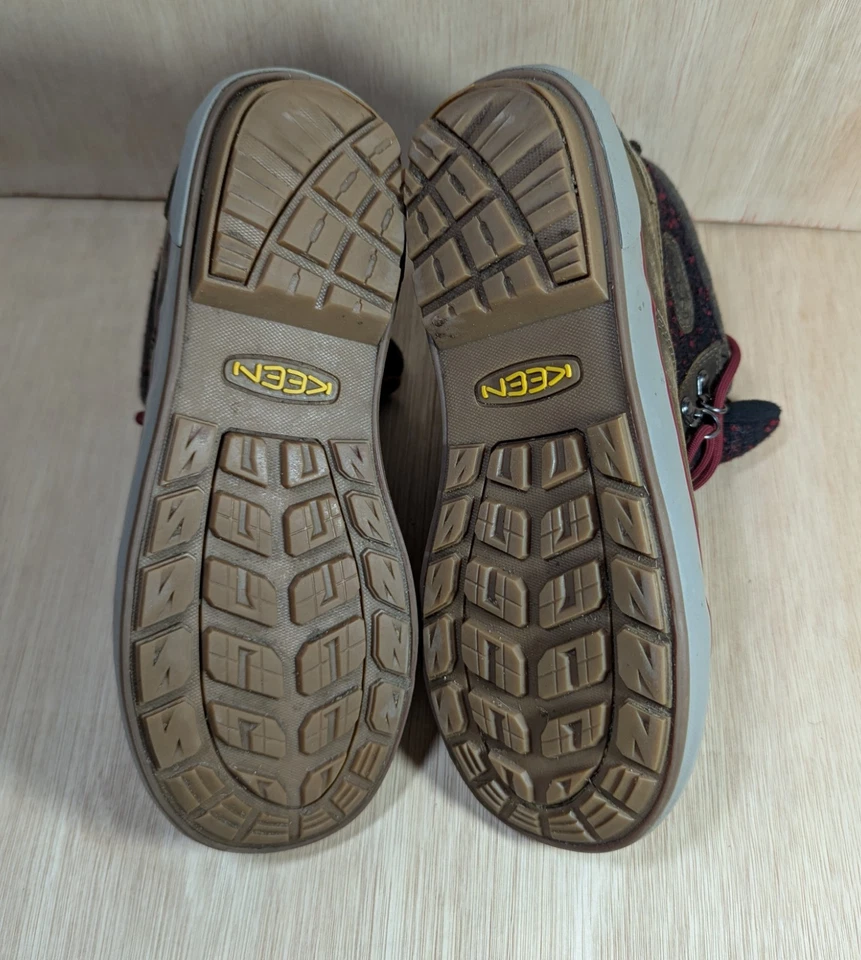 Keen Elsa II Ankle Boots Womens Size UK 5 Brown Red Duck Wool Waterproof Winter - Image 2 of 4