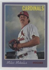 2019 Topps Heritage Hot Box Chrome Purple Refractor Miles Mikolas #THC-435 0o6v