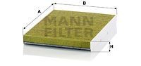 MANN-FILTER Filter, Innenraumluft für AUDI SKODA VW