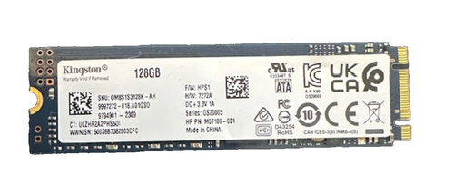 Kingston 128gb Solid State Drive