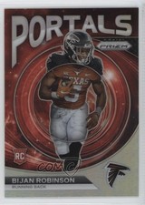 2023 Panini Prizm Portals Silver Prizm Bijan Robinson #PO-8 1dq4