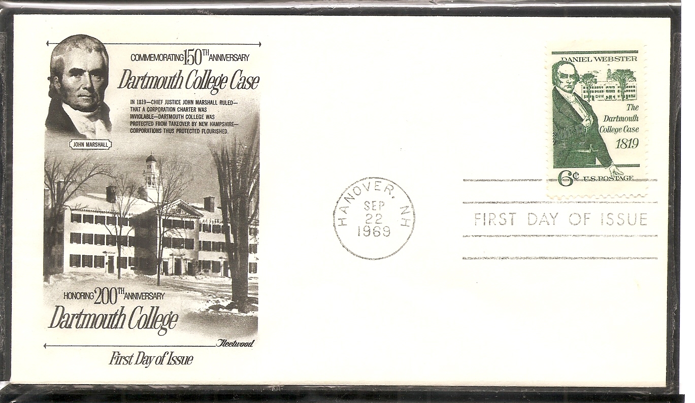 US SC 1380 The Dartmouth Case FDC. Fleetwood Cachet eBay