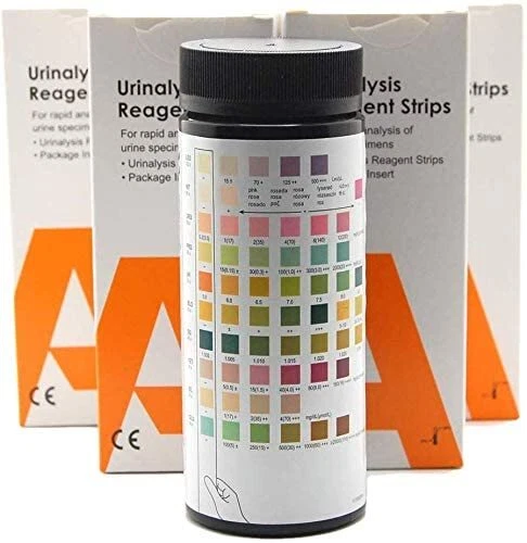 Doctor/GP 10 Para Urine Testing Strip Test Ketones Diabetes, ph, UTI ALLTEST