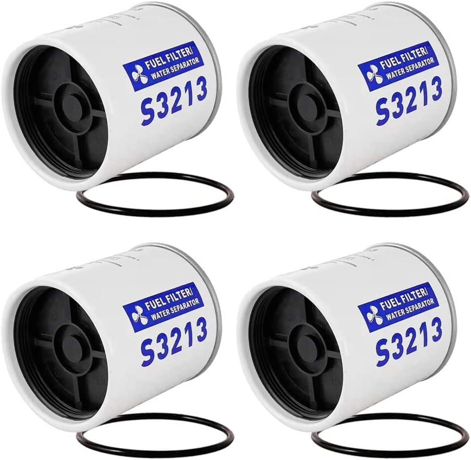 4PCS Marine Fuel Filter Water Separator for Yamaha Racor Sierra Outboard Motors