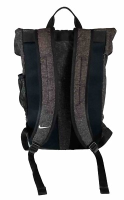 fold over top backpack nike SMU MUSTANGS Team Issued Rowing Nike Bag Backpack Black Red Rare Fold Over