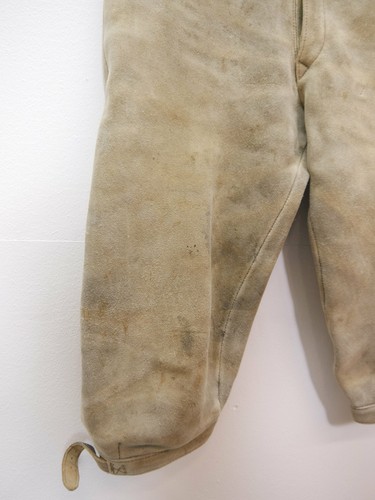 Sämisch Elch Lederhose arbeiten oder wandern Kniebund Säckler Handarbeit Gr.50 - Bild 7 von 8