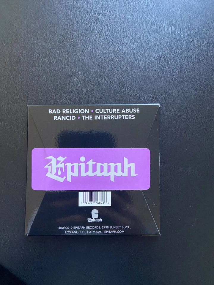 EPITAPH NEW 3" Mini Record Vinyl Bad Religion Rancid Interrupters Culture Abuse - Image 2 of 2