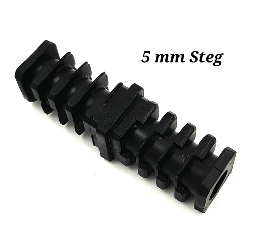 Steckverbinder Vierkantrohr 30x30x2 mm zweiteiliger Rohrverbinder für Alurohr - Bild 8 von 16