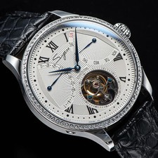 Sugess Tourbillon Master Day Date Seagull ST8004 Mechanical Watch SU8004BKRD