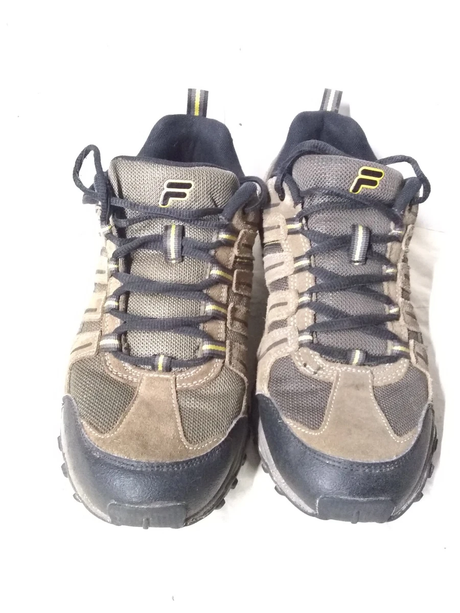 Fila Mens Travail 2 1JM00846 903 Beige Casual Shoes Sneakers Size 9.5