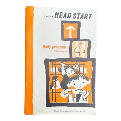 Project HEAD START Program Booklet RARE 1967 Vintage 32 Pages w/ Schedules