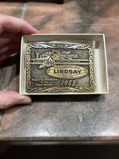 Lindsay Brothers Belt Buckle 1983