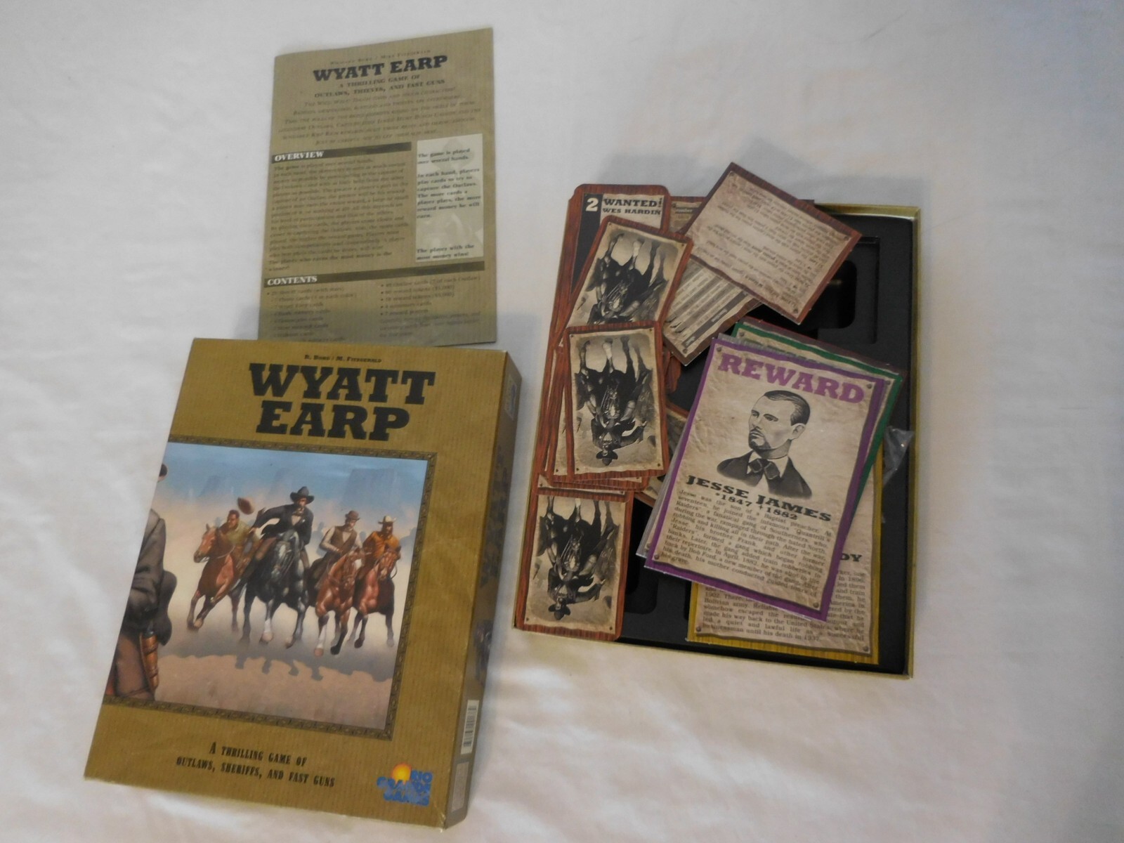 Wyatt Earp Card Game Rio Grande Games 2001 Richard Borg | eBay