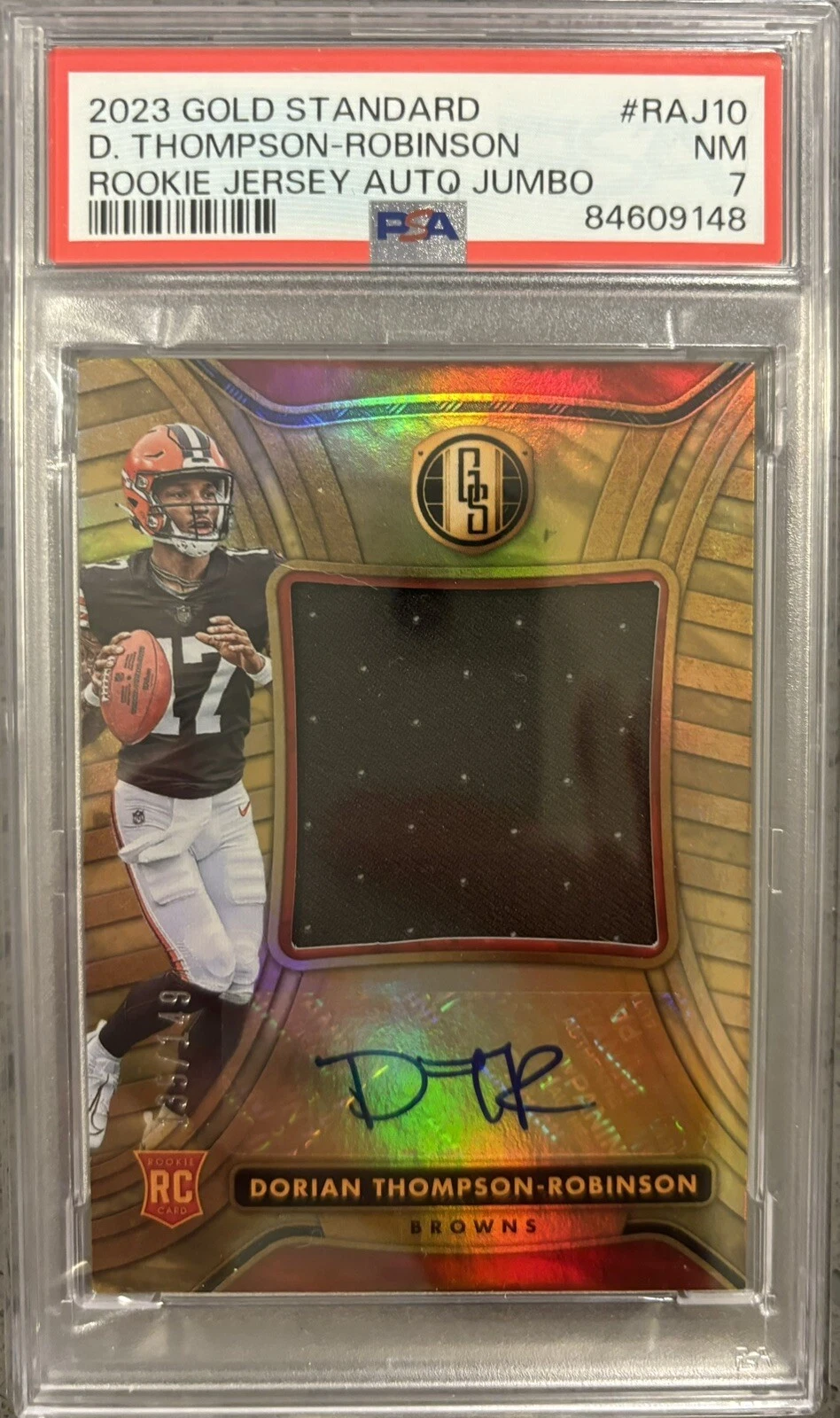 Dorian Thompson-Robinson Panini Gold Standard Rookie Jersey Autographs Jumbo #RAJ10 Base