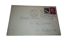 Marcophilie enveloppe avec flamme Choisy le Roi cité  accueillante 1972