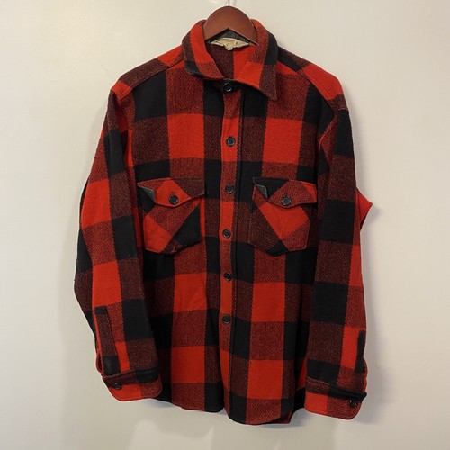 Woolrich Vintage 70s Red Buffalo Plaid 