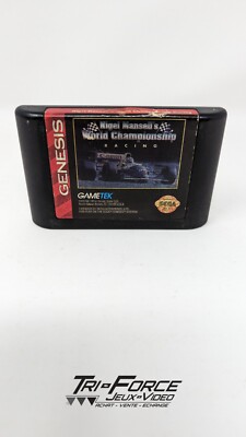 Nigel mansell's World Championship Sega Genesis SG Cart , tested
