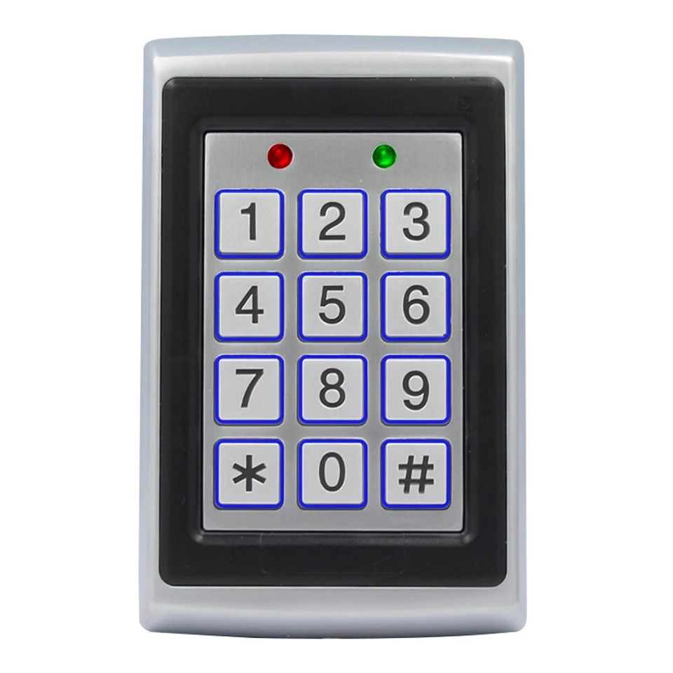 125Khz RFID Metal Access Control Keypad Waterproof Rainproof Cover WG26