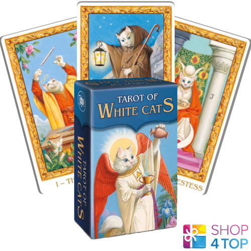 Thumbnail - Tarot Of White Cats Mini Karten Deck Erzählen Esoterisch Lo Scarabeo