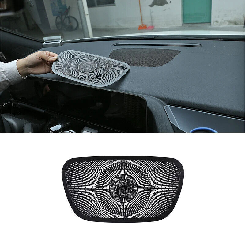 Aluminum Alloy Dashboard Speaker Cover Trim For Mercedes B Class W247 B200 2020-2021