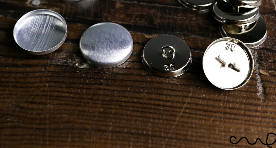 Sample Pack, 36L Heavy Duty Button Blanks, 2 Sets, for Upholstery Button Making - Image 2 of 4