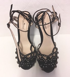 sapato plataforma preto camurça