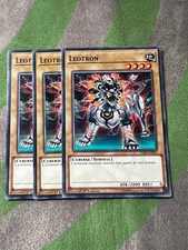 Yu-Gi-Oh 3x Common Leotron YS18-EN001 English Near Mint