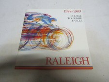 catalogue feuillet publicitaire cycle raleigh france 1988  89 velo ancien