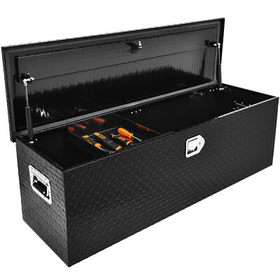 TAUS 49''X15''X15'' Aluminum Heavy Duty Pickup Truck Bed Storage Tool Box with Lock