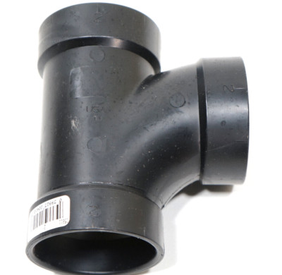 Nibco 2'' ABS DWV Sanitary Tee Elbow Fitting Solvent Weld Hub Slip Ends