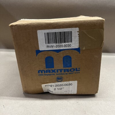 #ad #ad MAXITROL RV 91 2 1 2quot; NPT LP NG STRAIGHT FLOW THRU PRESSURE REGULATOR 3quot; 6quot; WC $200.00