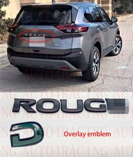 Matte Black Overlay emblem Fit 2021 -2023 Nis...