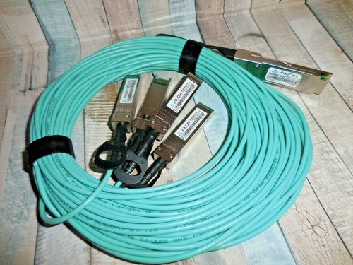 AXIOM TWINAX CAVO AA1404041-E6 AX 40GBase CR4 QSFP+ A 4 / 10GBASE-CU SFP+ - Foto 6 di 7