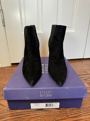 Stuart Weitzman Apogee Black Bootie Size 9.5