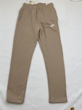 NWT Nike Mens Small Sportswear Club Fleece Pants Sweatpants Stretch Beige 60