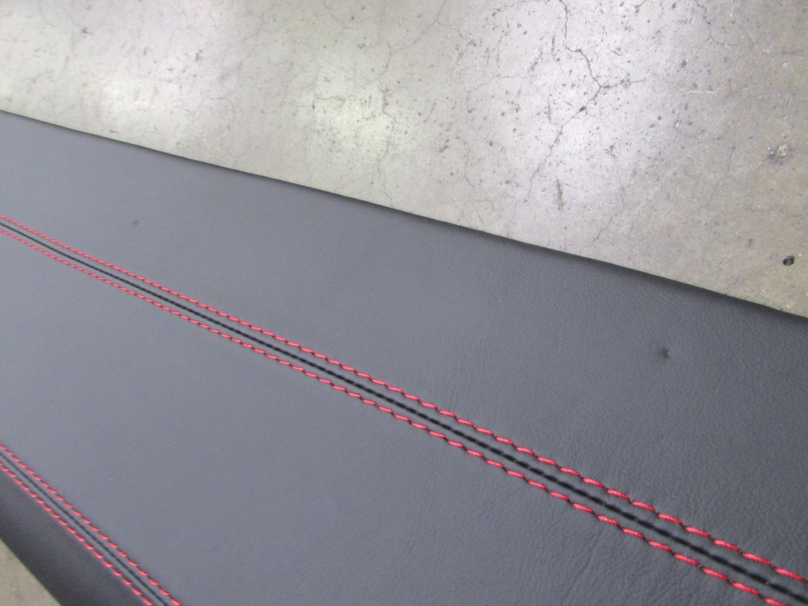 Ferrari F430, Upper Inner Roof Trim Panel, Black, Red Stitching,  P/N 69210400