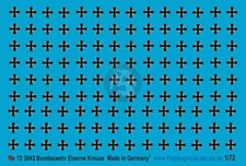 Peddinghaus 1/72 Bundeswehr Modern German Eiserne Kreuz Iron Cross Markings 3943