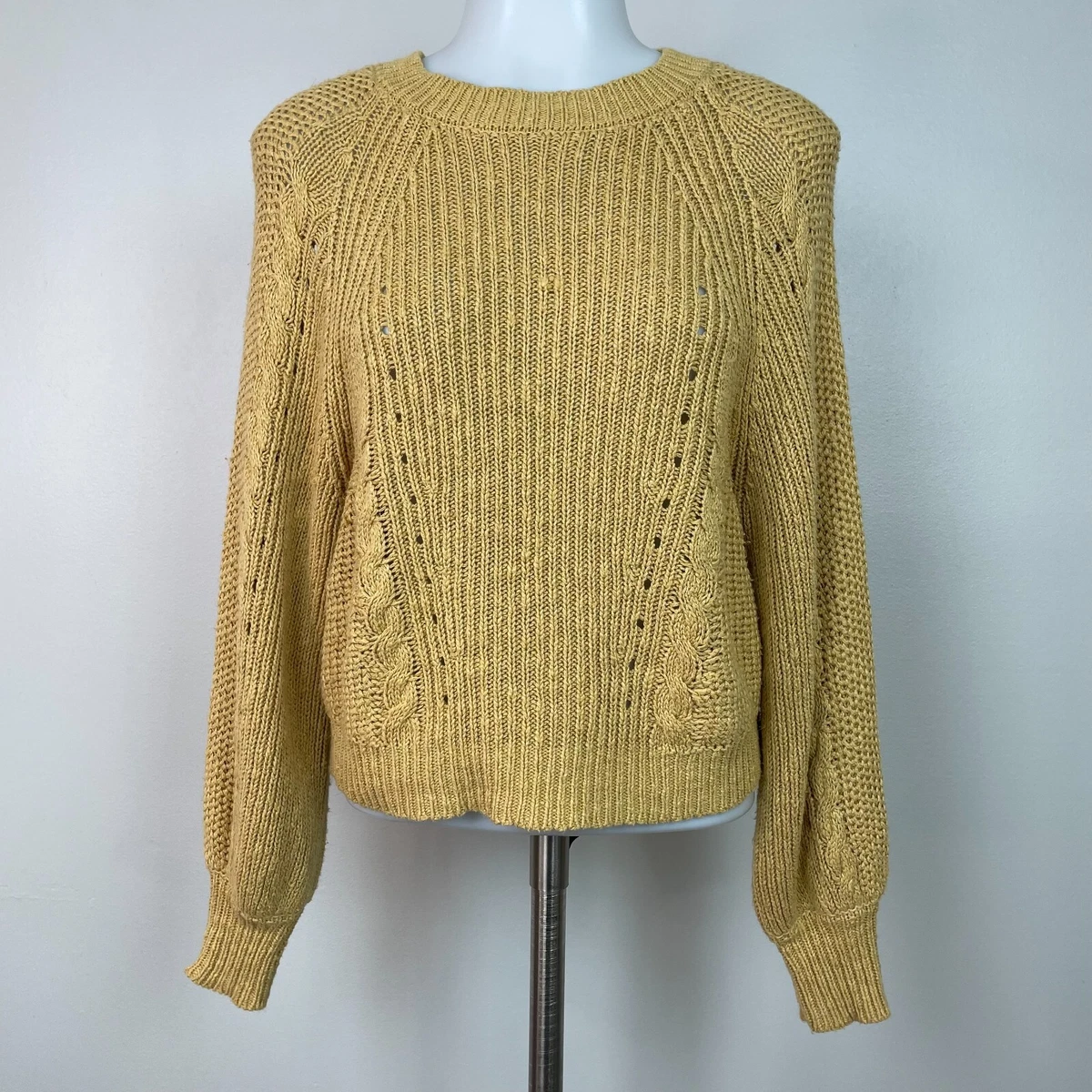 Yellow american eagle sweater sale