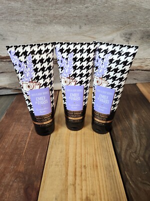 3PK Bath & Body Works Emily in Paris Lavender Luxe Body Cream 8oz
