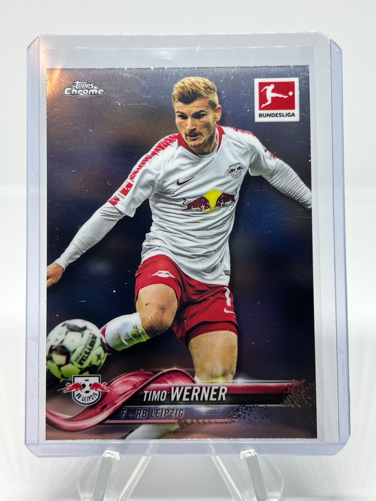 2018-19 Topps Chrome Bundesliga Timo Werner Rookie RC #25 Chelsea Leipzig