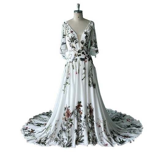 chelsea28 tiered chiffon dress Chelsea28 Tiered Floral Brocade Maxi Dress In Purple Multi Floral Brocade - 60% Off