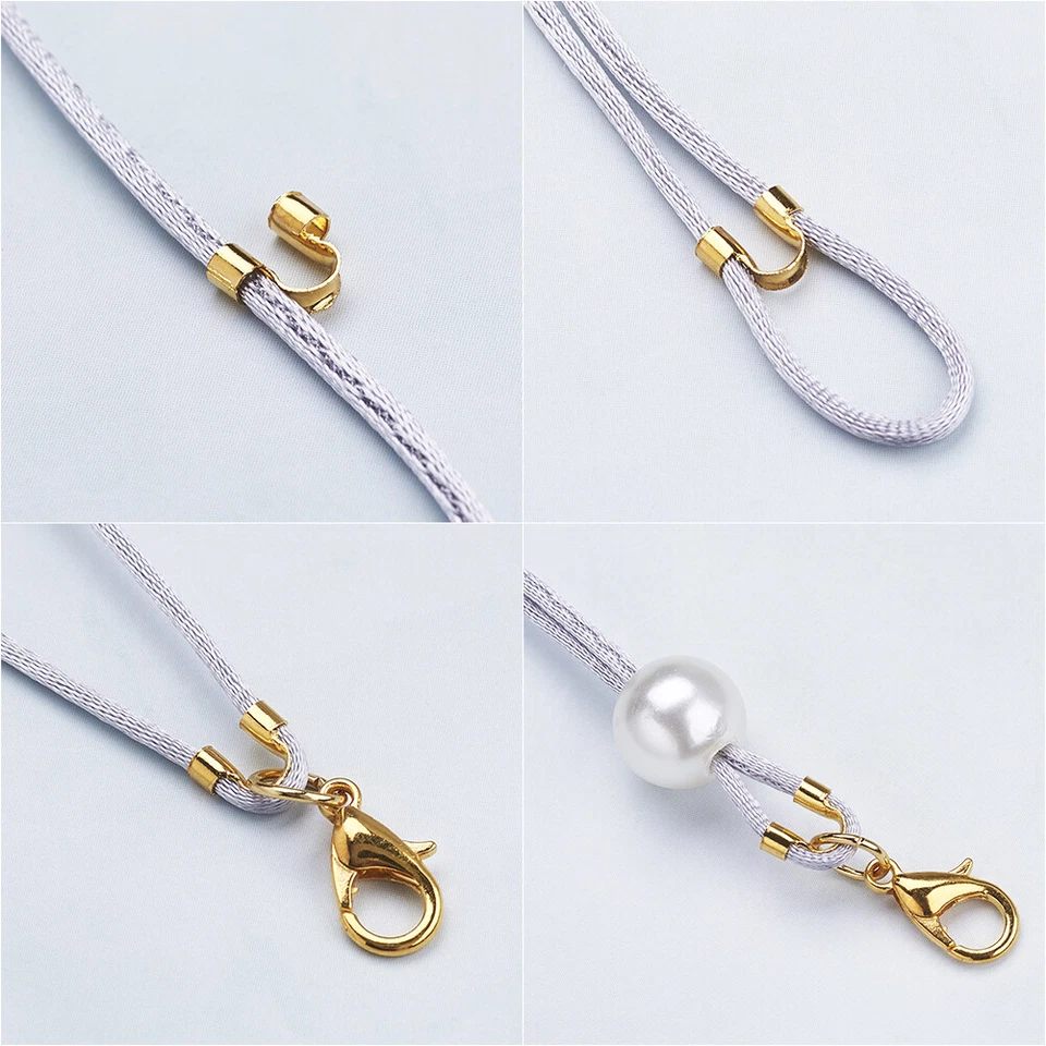 Kit de hallazgos de protectores de bucle de cuerda de guardián de alambre de latón 180 un./Caja 5x6x2 mm Foto 4 de 4