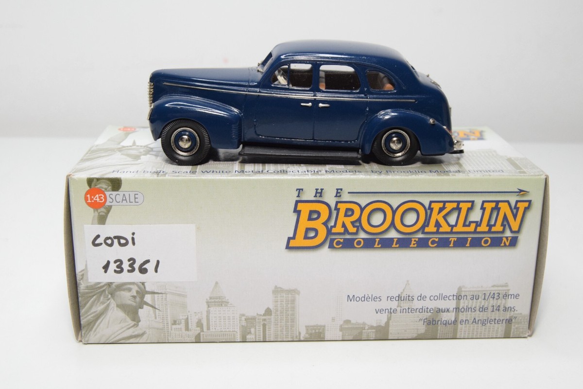 Diecast model cars Nash Ambassador 1/43 Brooklin Eight Convertible grey 1940 - A