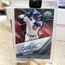 🔥🔥 2023 Topps Chrome Black Autographs Red Refractors Sammy Sosa #2/5 🔥🔥