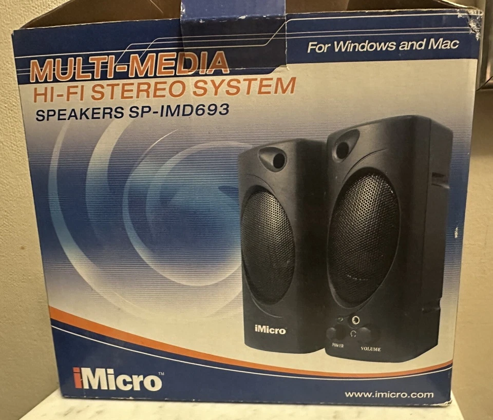iMicro Multi-Media HiFi Stereoanlage Lautsprecher SP-IMD693 - Neu in offener Verpackung