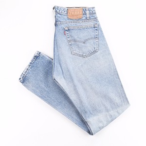 VINTAGE LEVI'S 505 0216 Blu Denim jeans taglio dritto regolare da uomo W33  L34 | eBay