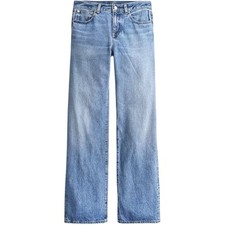J. Crew Mid-rise relaxed straight jean Size 24 Classic Blue Denim